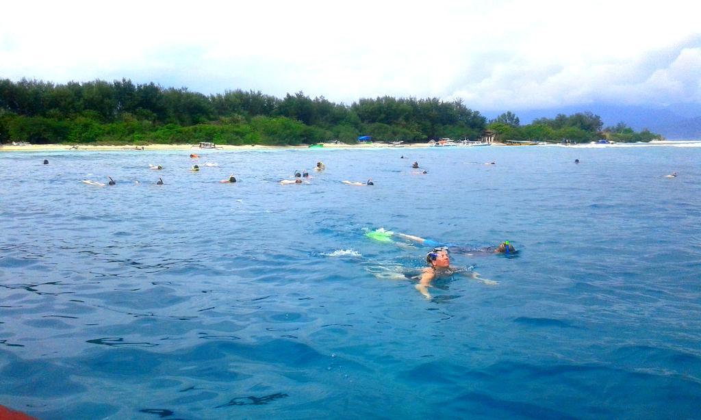 Bias Bungalows Gili Air Bagian luar foto